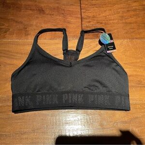 PINK Victoria's Secret Black Sports Bra